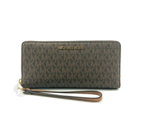 michael kors mk continental zip wallet brown ebay|Michael Kors Large Brown Travel Zip Wallet Continental .